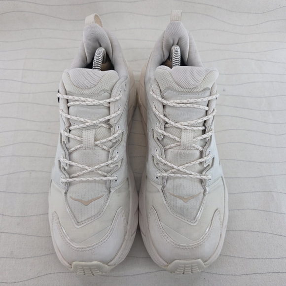 Hoka One One Womens Anacapa Low GTX Beige Trail Hiking Running Shoes Size 9B - Picture 3 of 16